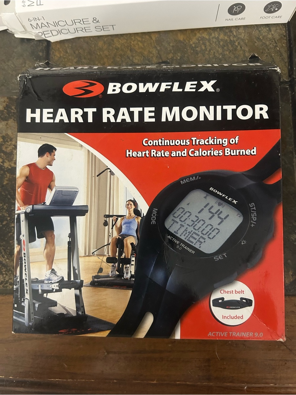 Black and Red Heart Rate Monitor - Active Trainer